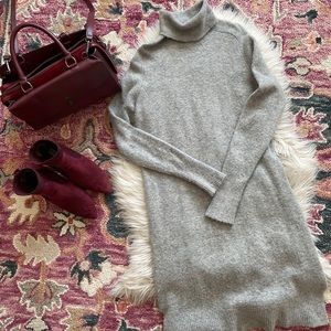 J. Crew Turtleneck Shift Sweater Dress - Size M